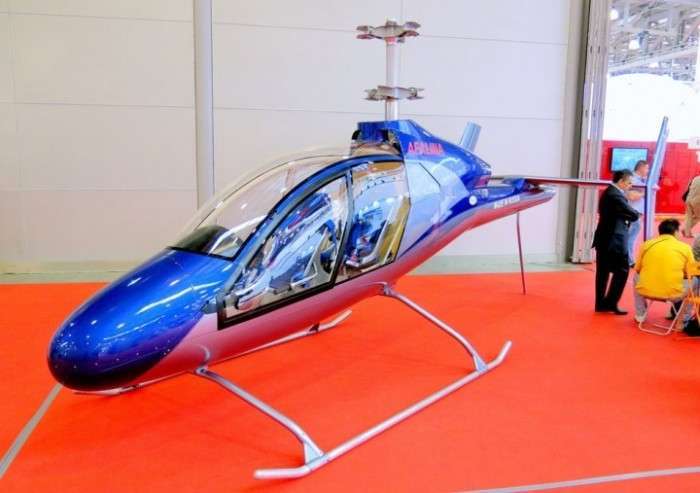 У Росії розробили легкий багатоцільовий вертоліт «Афаліна», що працює на звичайному бензині (4 фото)
