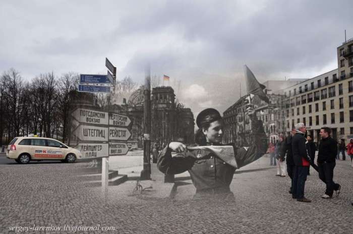 Фотореконструкция: Берлін у повоєнні роки і в наші дні (50 фото)