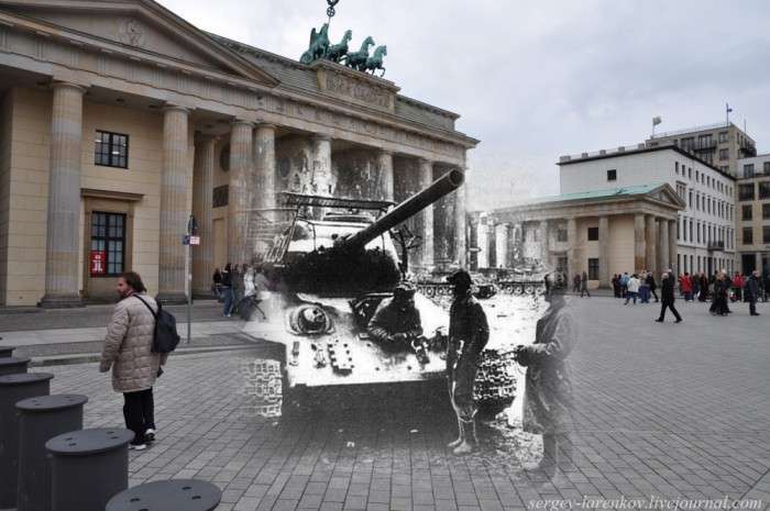 Фотореконструкция: Берлін у повоєнні роки і в наші дні (50 фото)