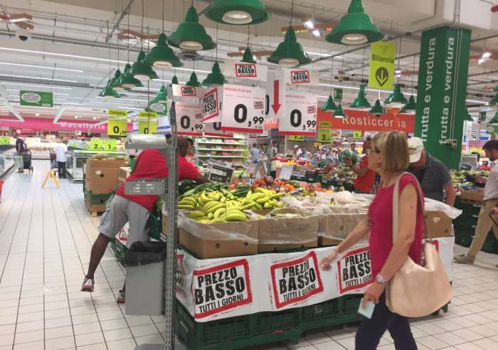 Ціни на продукти харчування в італійських магазинах (42 фото)