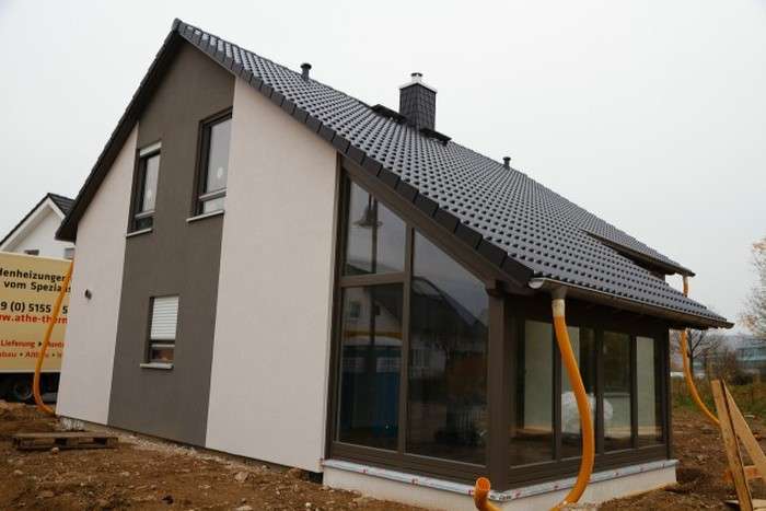 Фотозвіт про будівництво будинку в Німеччині (115 фото)
