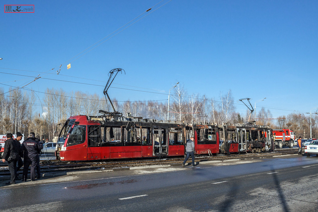 Весна – время горящих трамваев! трамвай