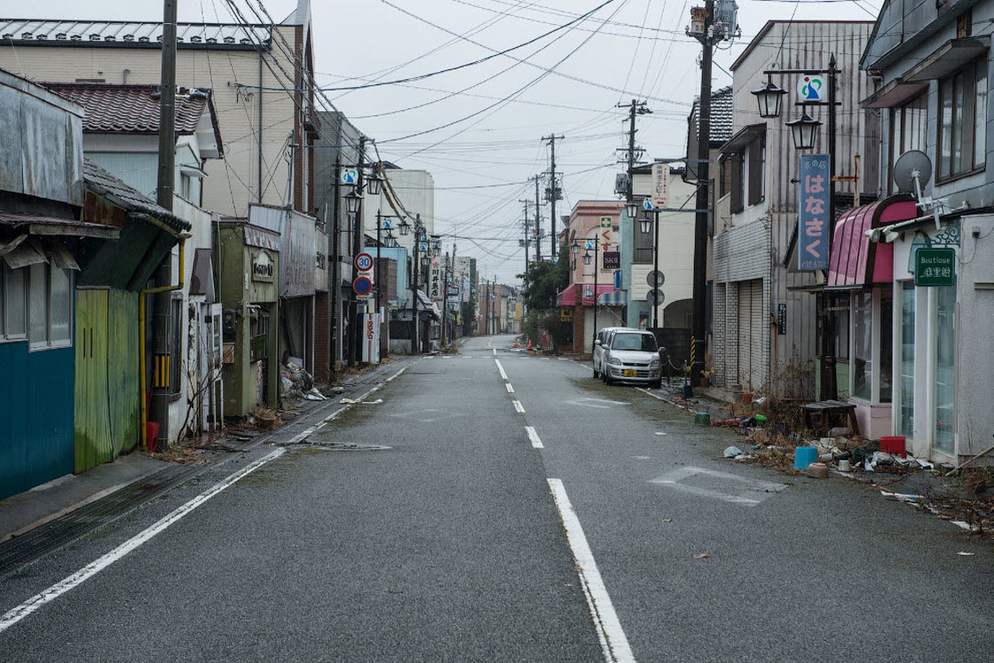 После ядерного апокалипсиса, или как выглядят окрестности АЭС «Фукусима» катастрофа