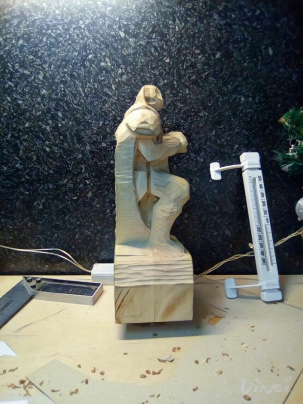 Создание фигурки из дерева в стиле фентези своими руками, поделки, фигуры из дерева