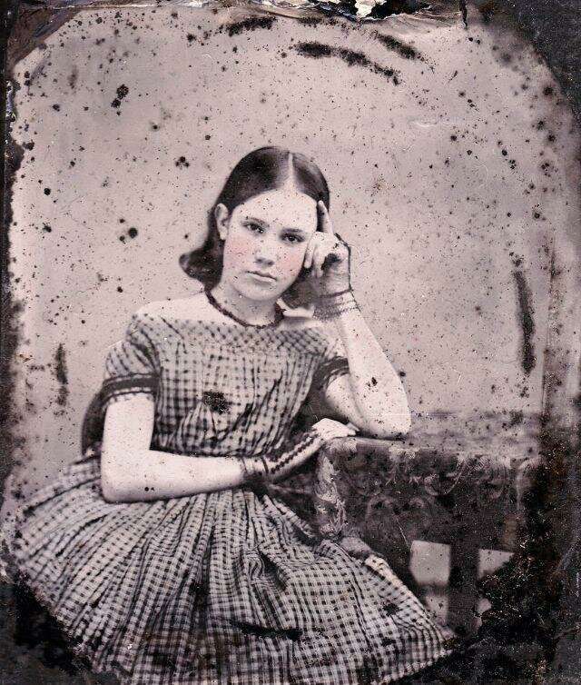 Винтажные фотографии, показывающие, как выглядели девушки-подростки в 1850-х годах   Интересное