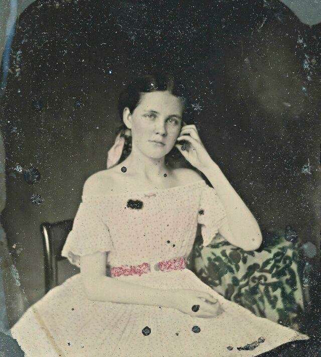 Винтажные фотографии, показывающие, как выглядели девушки-подростки в 1850-х годах   Интересное
