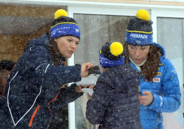 Шведская кронпринцесса Виктория с мужем и детьми попали в снежную бурю Монархи / Новости монархов