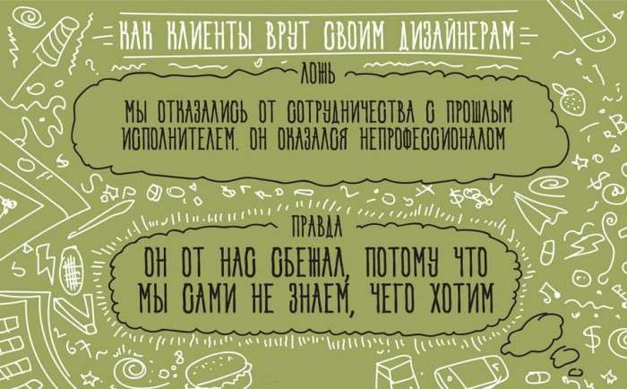 Значення фраз клієнта в спілкуванні з веб-дизайнером (12 картинок)
