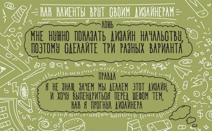 Значення фраз клієнта в спілкуванні з веб-дизайнером (12 картинок)