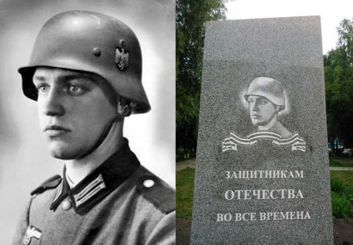 На Уралі встановили памятник захисникам вітчизни з фотографією німецького солдата (2 фото)