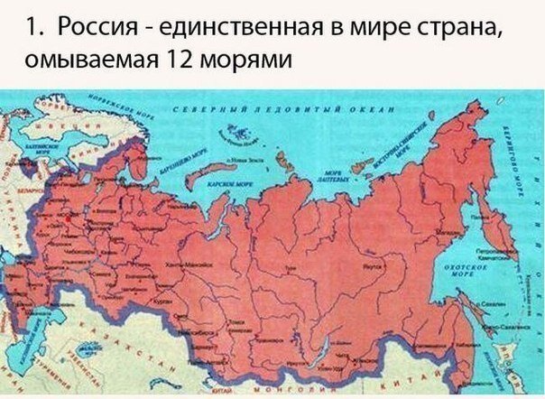 Россия в интересных фактах Интересное