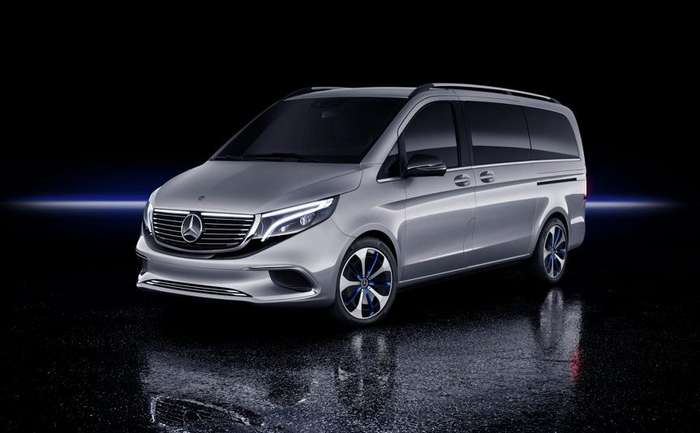 Mercedes-Benz EQV Concept: люксовый минивэн с электродвигателем авто