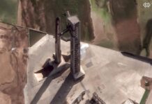 Starship V3 SpaceX зафіксовано на стартовому комплексі